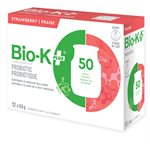 Bio-K+ Probiotique à  boire à  base de lait - Fraise - 12 pots