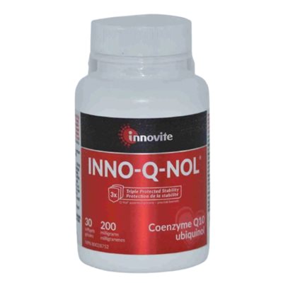 Innovite Health Inno-Q-Nol CoQ10 Ubiquinol 200 mg 30 Softgels 