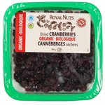Royal Nuts Organic Dried Cranberries 185g