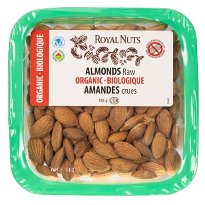 Royal Nuts Amandes Crues Biologique 185g