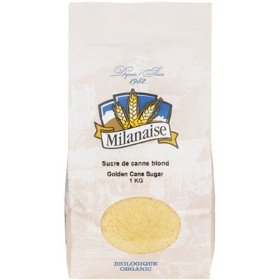 Milanaise Organic Golden Cane Sugar 1 kg 1 kg