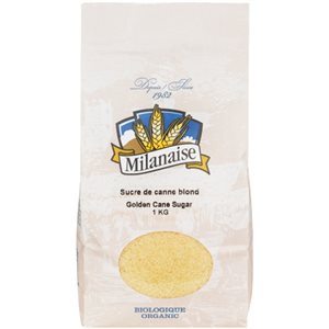 Milanaise Sucre de Canne Blond Biologique 1 kg