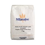 Milanaise Farine de Blé Intégrale à  Pain Biologique 2 kg