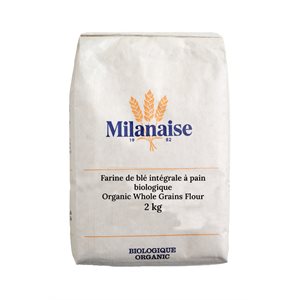 Milanaise Farine de Blé Intégrale à Pain Biologique 2 kg