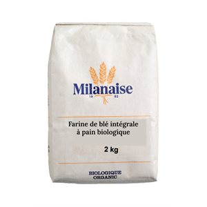 Milanaise Farine de Blé Intégrale à Pain Biologique 2 kg