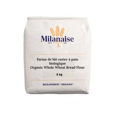 Milanaise Organic Whole Wheat Bread Flour 5kg
