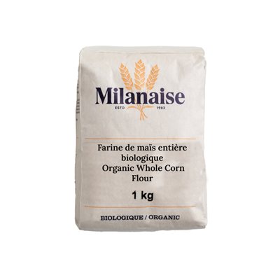 Milanaise Organic Whole Corn Flour 1 kg 