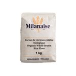 Milanaise Organic Whole Brown Rice Flour 1 kg 