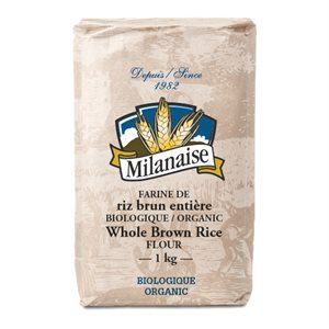 Milanaise Organic Whole Brown Rice Flour 1 kg 