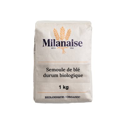 Milanaise Organic Durum Wheat Semolina 1 kg 