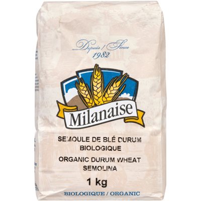 Milanaise Organic Durum Wheat Semolina 1 kg 1 kg