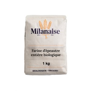 Milanaise Organic Whole Spelt Flour 1 kg 