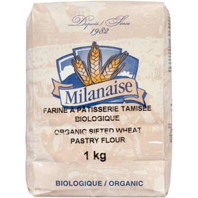 Milanaise Organic Sifted Wheat Pastry Flour 1 kg 1 kg