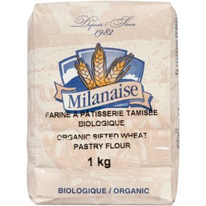 Milanaise Organic Sifted Wheat Pastry Flour 1 kg 1 kg