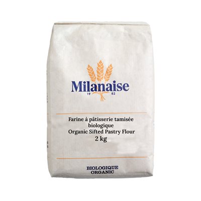 Milanaise Farine à pâtisserie tamisée bio 2 kg