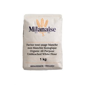 Milanaise All Purpose Unbleached White Flour Organic 1 kg 