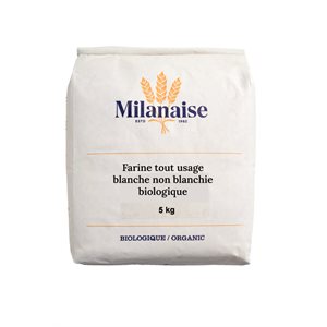 Milanaise Organic All Purpose Unbleached White Flour 5 kg 