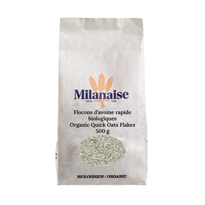 Milanaise Organic Quick Oat Flakes 500 g 