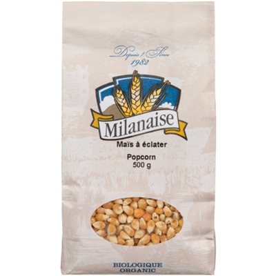 Milanaise Organic Popcorn 500 g 500g