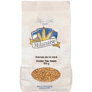 Milanaise Organic Golden Flax Seeds 500 g 