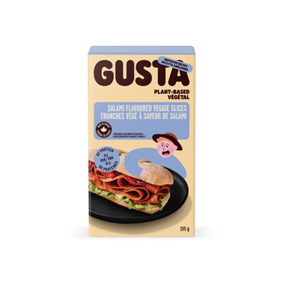 Gusta Tranches Déli Végé Saveur De Salami 155g