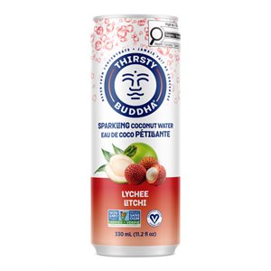 Thirsty Buddha Eau De Coco Pétillante litchi 330ml