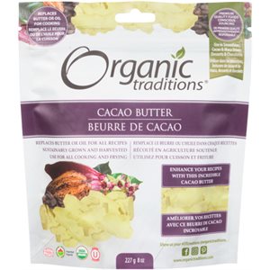 Organic Traditions Cocoa Butter 227g