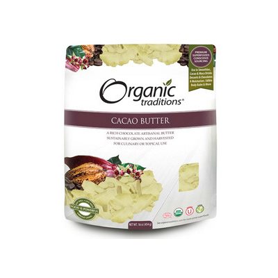 Organic Traditions Cocoa Butter 454g