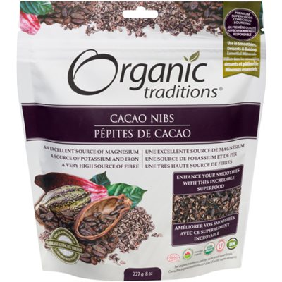 Organic Traditions Pépites De Cacao