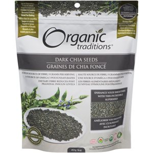 Organic Traditions Black Chia Seeds 454g