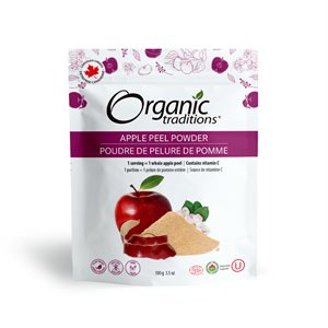 Organic Traditions Pelure de pomme en poudre 100g