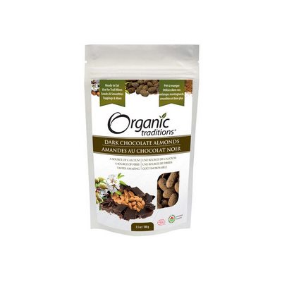 Organic Traditions Chocolate Almonds 100g 100g