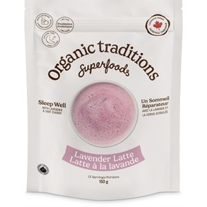 Organic Traditions Superfoods Lavender Latte 150g