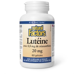 Natural Factors Lutein with 3.5 mg Zeaxanthin 20 mg 60 Softgels