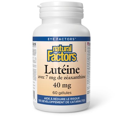 Natural Factors Lutéine avec 7 mg de zéaxanthine 40 mg 60 gélules