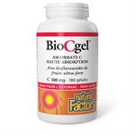 Natural Factors Biocgel® High Absorption Ascorbate C  500 Mg  180 Softgels