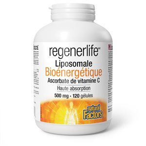 Natural Factors Liposomal Bioenergetic Vitamin C 500 mg 120 Softgels