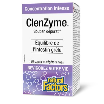 Natural Factors Clenzyme Concentration Intense 90 Capsules Végétariennes