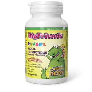 Natural Factors Powder Multiprobiotic 7 Strain Formula 3 Billion Active Cells 60 G Powder