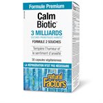 Natural Factors Calm Biotic  3 milliards cultures probiotiques vivantes  30 capsules végétariennes