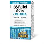 Natural Factors IBS Relief Biotic 7 milliards cultures probiotiques vivantes 30 capsules végétariennes