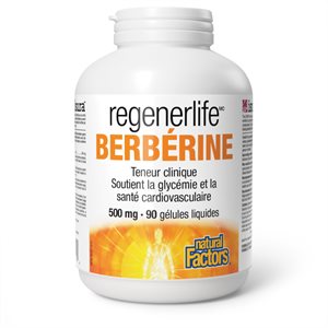 Natural Factors Berberine 500 mg 90 Liquid Softgels