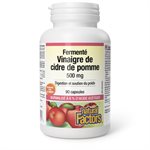 Natural Factors Fermented Apple Cider Vinegar 500 mg 90 Capsules