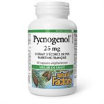 Natural Factors Pycnogenol  25 mg  60 Vegetarian Capsules