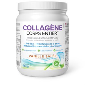 Total Body Collagen 100% Complete Amino Acids 430 g Powder Salted Vanilla