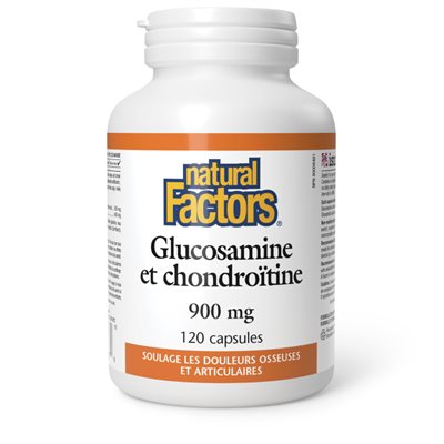 Natural Factors Glucosamine et chondroïtine 900 mg 120 capsules Natural Factors Glucosamine et chondroïtine 900 mg 120 capsules