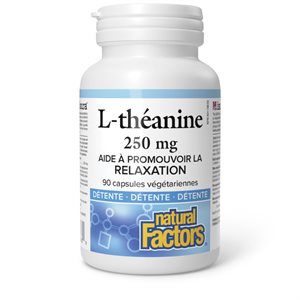 Natural Factors L-Theanine 250 mg 90 Vegetarian Capsules