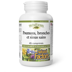 Natural Factors Lung, Bronchial & Sinus Health 45 Tablets