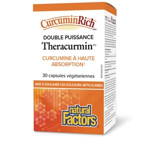Natural Factors Theracurmin Double puissance 60 mg 30 capsules végétariennes