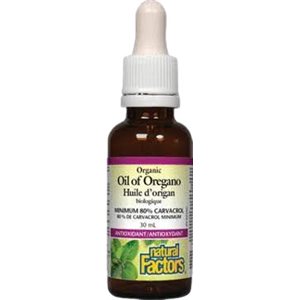 Natural Factors Organic Oil of Oregano 30 mL Liquid